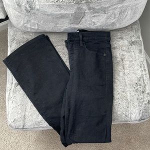 Boot cut mid rise jeans